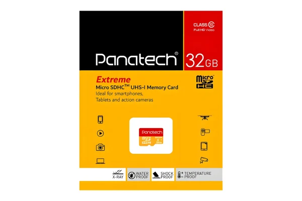 کارت حافظه microSDHC پاناتک مدل Extreme کلاس 10 استاندارد UHS-I U1 سرعت 30MBps ظرفیت 32 گیگابایت - Image 2