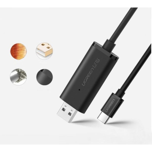 کابل تایپ C یوگرین US318 مدل 70420 طول 2 متر - Image 2