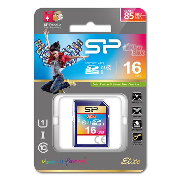 کارت حافظه‌ SDHC سیلیکون پاور استاندارد UHS-I U1 مدل Elite ظرفیت 32 گیگابایت - Image 2