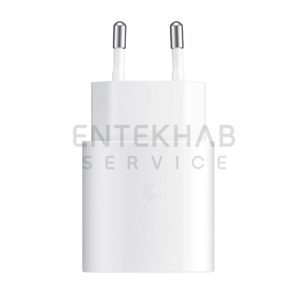 شارژر دیواری سامسونگ 25 وات مدل EP-TA800 دو پین