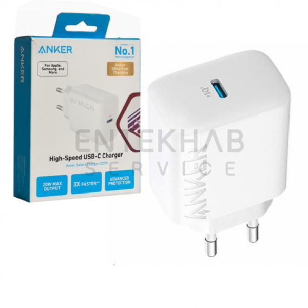 شارژر دیواری انکر مدل A2347L21 توان 20 وات - Image 3