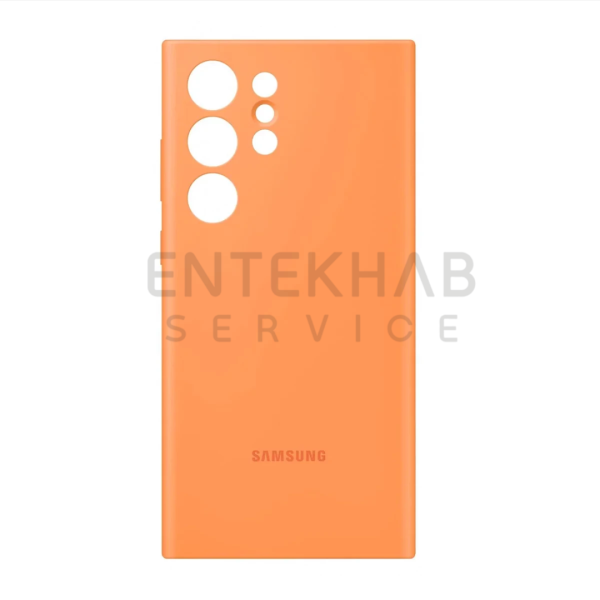 قاب گوشی سامسونگ Galaxy S24 Ultra مدل سیلیکونی محافظ لنزدار