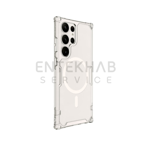 قاب گوشی سامسونگ Galaxy S24 Ultra نیلکین مدل Nature TPU Pro Magnetic مگ سیف - Image 2