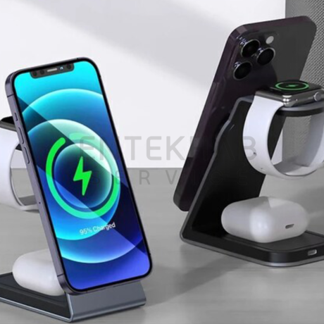 شارژر بی سیم هیسکا مدل HR-09 توان 15 وات - Image 3