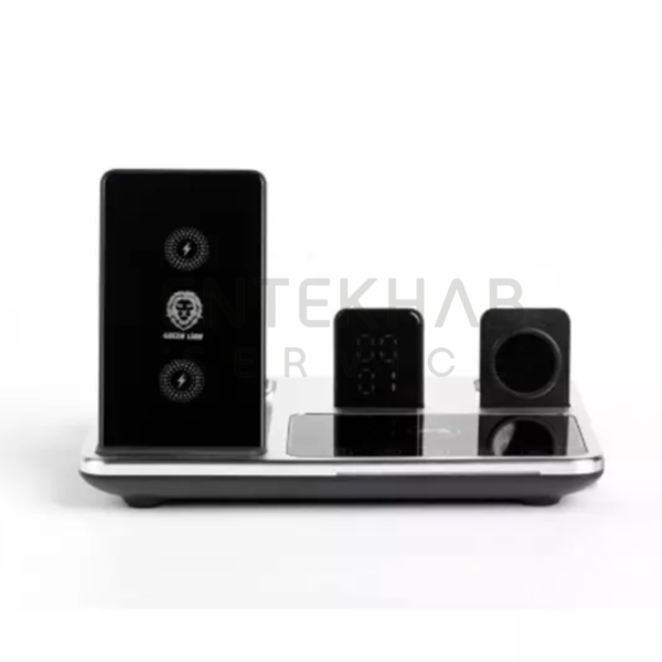 شارژر بی سیم گرین لاین مدل 3iN1 Wireless Charging Station - Image 4
