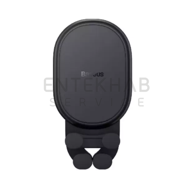 نگهدارنده موبایل و شارژر بی سیم داخل خودرو 15 وات BASEUS مدل SUWX030001