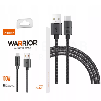 کابل تبدیل USB به USB-C رسی مدل RS12C 100W طول 2 متر - Image 2