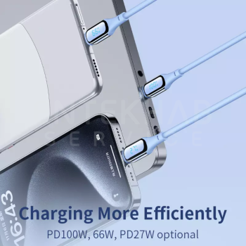 کابل تایپ C رسی مدل RS17C - Image 4