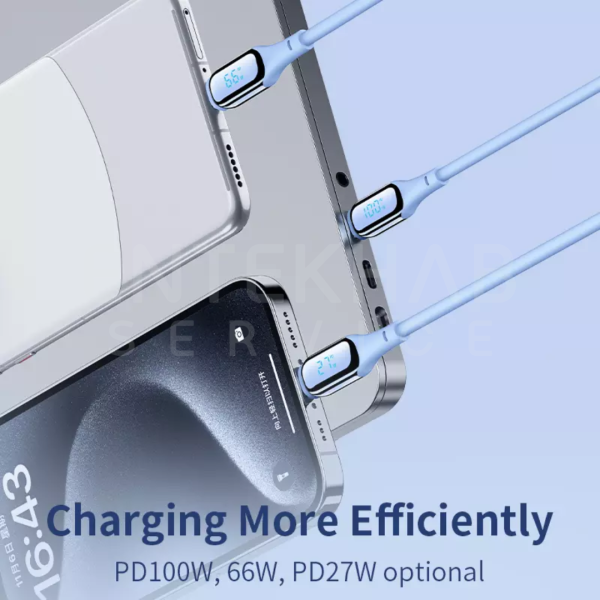 کابل تایپ C رسی مدل RS17C - Image 4