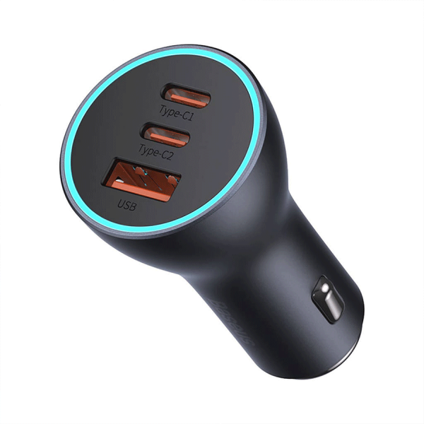 شارژر فندکی سوپر فست شارژ باسئوس 65W CGJP010013