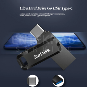 فلش مموری سن دیسک مدل Ultra Dual Drive GO USB Type-C ظرفیت 64 گیگابایت