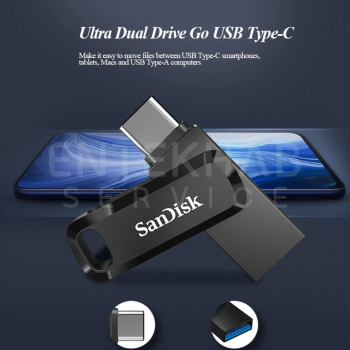 فلش مموری سن دیسک مدل Ultra Dual Drive GO USB Type-C ظرفیت 64 گیگابایت - Image 2