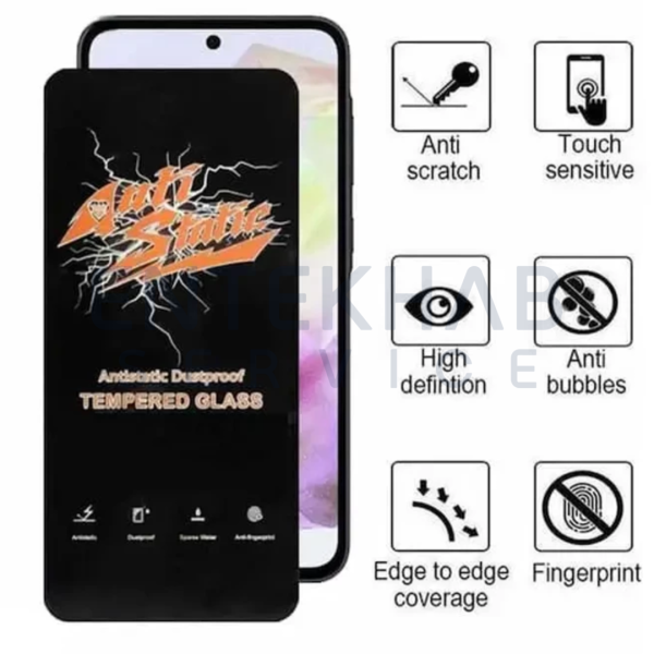 گلس گوشی پوکو M6 Pro 5G مدل آنتی استاتیک - Image 3