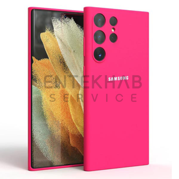 قاب گوشی سامسونگ Galaxy S24 Ultra مدل سیلیکونی محافظ لنزدار - Image 2