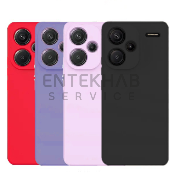 کاور گوشی شیائومی Redmi Note 13 Pro Plus مدل سیلیکونی محافظ لنزدار - Image 4
