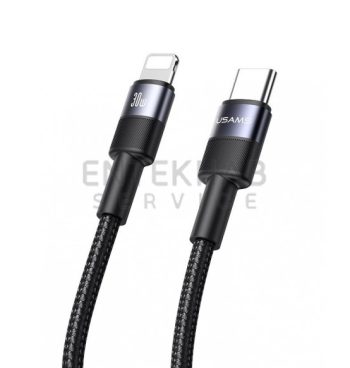 کابل شارژ TYPE-C به LIGHTNING فست شارژ USAMS مدل SJ729 به طول 1.2 متر - Image 3