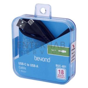 کابل شارژ beyond TYPE-C مدل BUC-401 به طول 1 متر